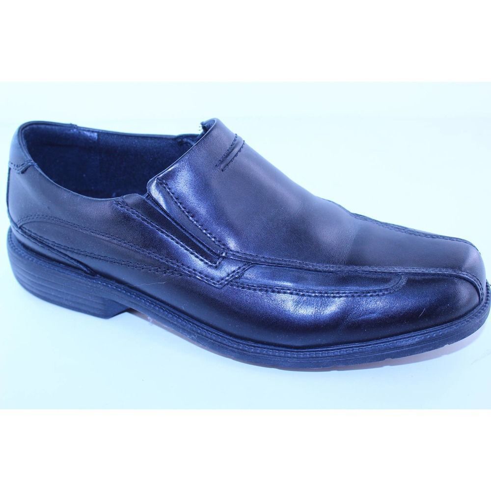 Clarks Medina Black Leather Dress Loafers 8.5 M